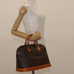 LOUIS VUITTON Monogram Alma Hand Bag M51130 LV Auth 148360